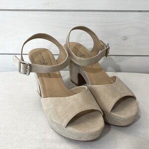 Chinese Laundry | Y2K Heels, Size 9.5 Cream